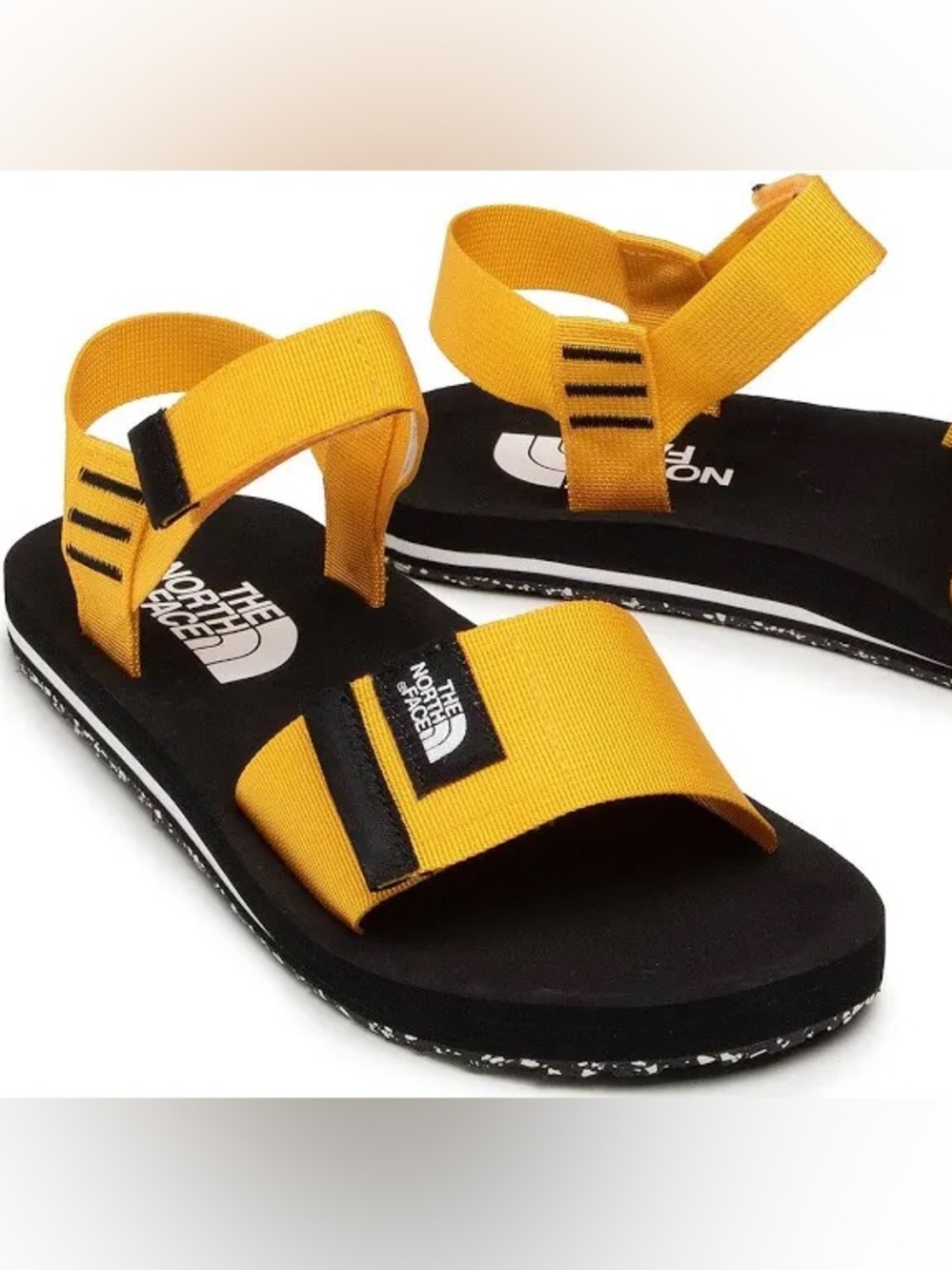 The North Face Skeena Strap Sandals - Summit Gold/ TNF Black - Size 10 - w/ box